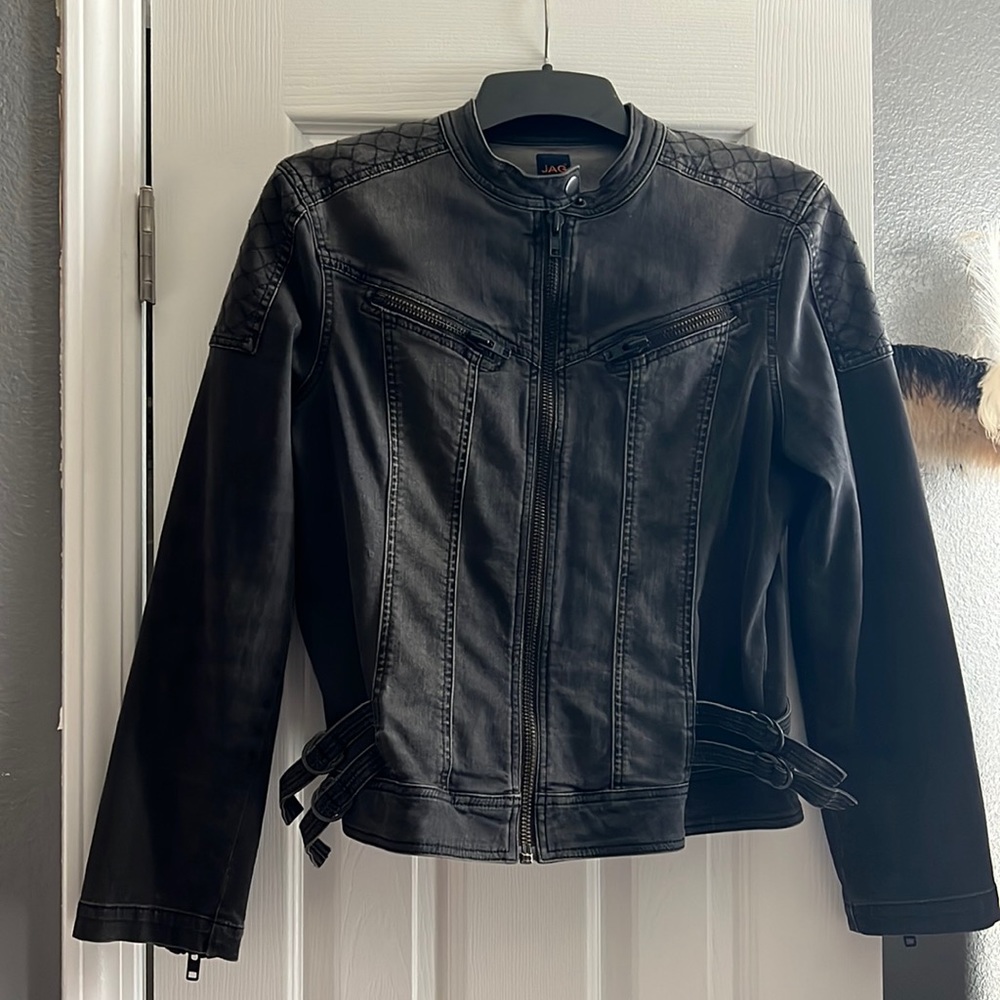 Bomber/Biker Jean Jacket
